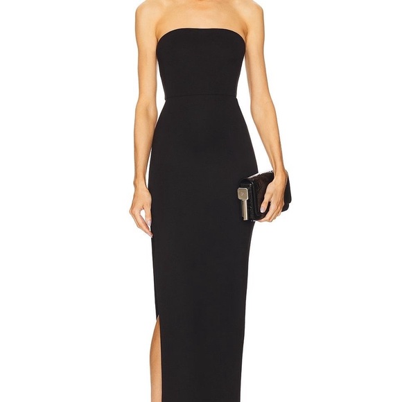 NBD Classic Black Strapless Dress - Picture 1 of 3